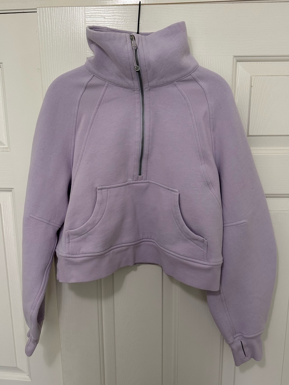 lululemon athletica Lavender Half-Zip Funnel Neck Scuba Sweatshirt